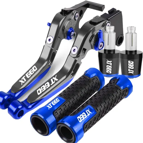 Miniatura 23 de NIKKHO Palanca de embrague de freno para YA & MAHA XT660 XT660R XT660X Tenere XT 660 2004-2011 Palancas de embrague de freno manija de embrague