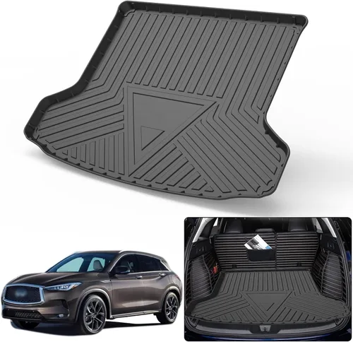 Miniatura 8 de Elsetyler Revestimiento de carga para Dodge Charger/Chrysler 300 – Negro TPO para todo clima de servicio pesado impermeable, bandeja de carga