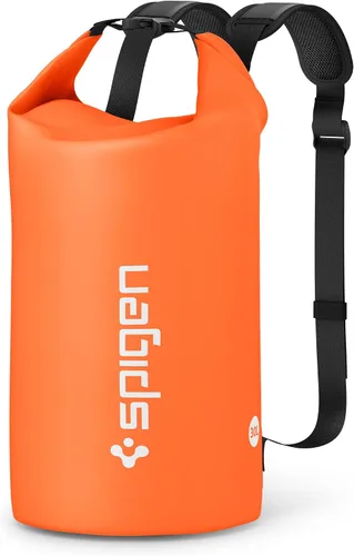 Miniatura 9 de Spigen AquaShield - Mochila impermeable A631, bolsa de almacenamiento seca ligera con parte superior enrollable para viajes, natación, canotaje