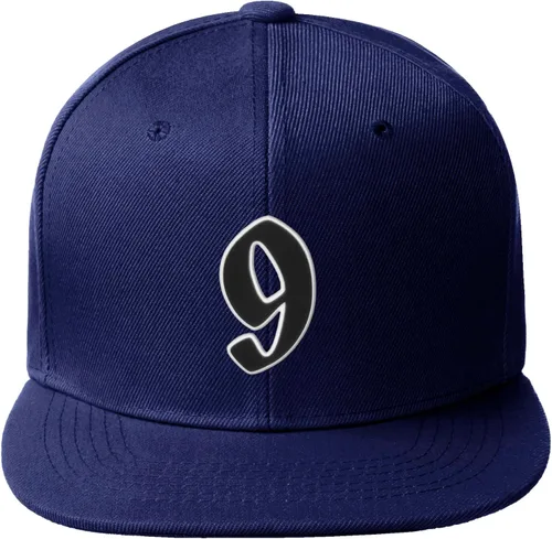 Miniatura 299 de Daxton Gorra clásica con visera de billete plano con letras del alfabeto inglés antiguo de la A a la Z