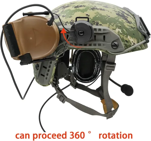 Miniatura 5 de COMTA 2 auriculares tácticos con U94 PTT 2pines, para airsoft, caza, al aire libre, auriculares con cancelación de ruido