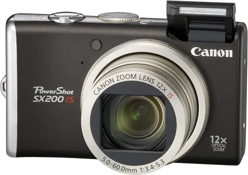 Miniatura 4 de Canon PowerShot SX200IS - Cámara digital de 12 MP con zoom estabilizado de imagen óptica de gran angular 12x y pantalla LCD de 3,0 pulgadas (Negro)