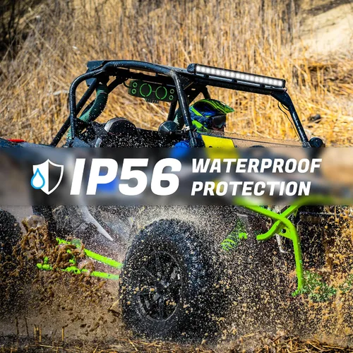 Miniatura 4 de GoHawk Barra de sonido UTV Barra de sonido ATV impermeable de 6 altavoces Luces Bluetooth y multicolor Altavoces SxS de 17 pulgadas Barra