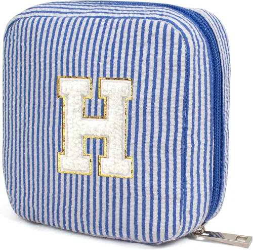 Miniatura 9 de KOTORA Bolsa de Maquillaje Inicial, Bolsa de Viaje de Artículos de Aseo, Bolsa de Maquillaje Transparente, Bolsas de Cosméticos Organizadoras