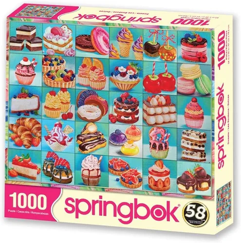 Miniatura 2 de Springbok Sweets - Rompecabezas de 1000 piezas para adultos, piezas de corte único, fabricado en Estados Unidos