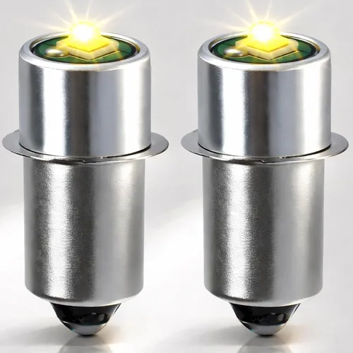 Podoy Bombilla de repuesto para linterna de 3 W y 18 V compatible con Ryobi P704, P703, P700 Reemplazar 780287001, P13.5S Bombilla LED mejorada
