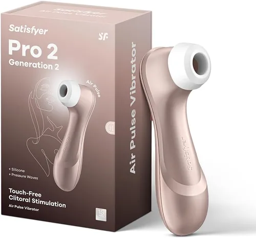 Satisfyer Pro 2 - Estimulador clitoriano por pulso de aire, succión del clítoris sin contacto, tecnología de ondas de presión, resistente al agua,