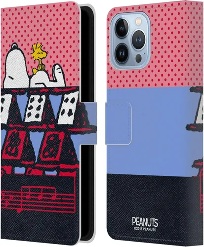 Miniatura 80 de Head Case Designs Funda de piel con licencia oficial de Peanuts Snoopy & Woodstock Balloon Halfs and Laughs para Apple iPhone 7/8/SE 2020 y 2022
