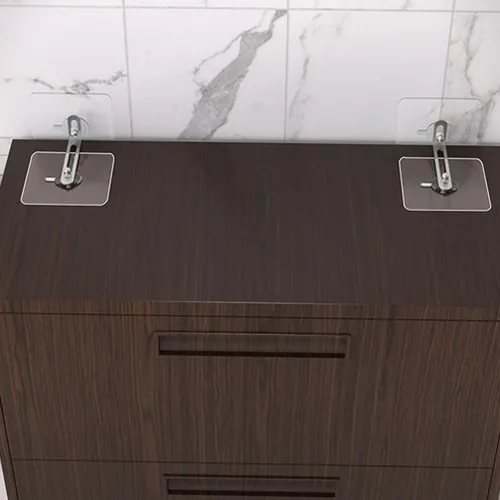 Miniatura 4 de Cabilock Ganchos adhesivos para muebles de pared, anclaje de pared, anclajes de punta autoadhesiva para TV