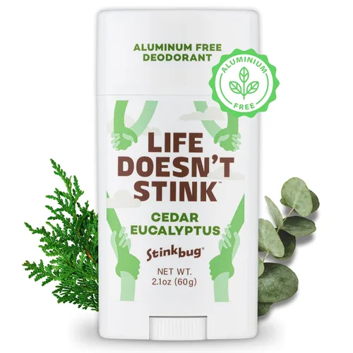 Miniatura 14 de Stinkbug Naturals - Desodorante orgánico sin aluminio con salvia ámbar, aceite de coco y carbón activado, sin parabenos, desodorante para piel