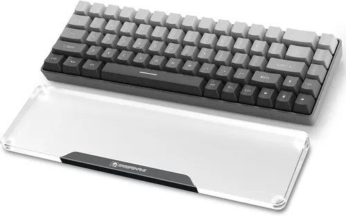 Miniatura 16 de Reposamuñecas acrílico para teclado profesional - Teclado compacto 60% - Teclados mecánicos Reposamanos ergonómico para teclado de computadora, base