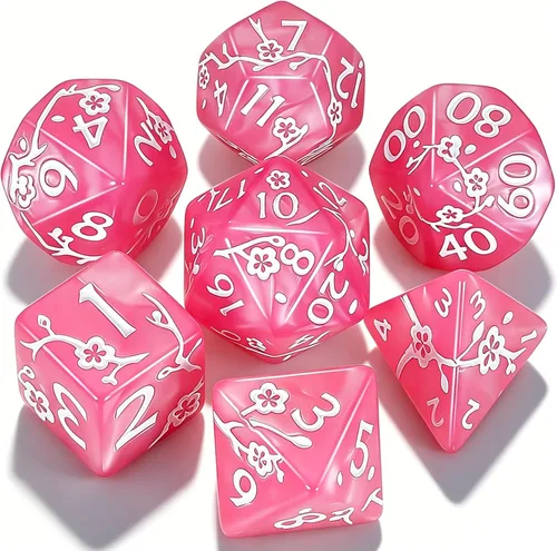 Miniatura 22 de CiaraQ DND - Juego de dados poliédricos con bolsa de dados para juegos de rol de Calabozos y Dragones RPG MTG (fuente negra y dorada)