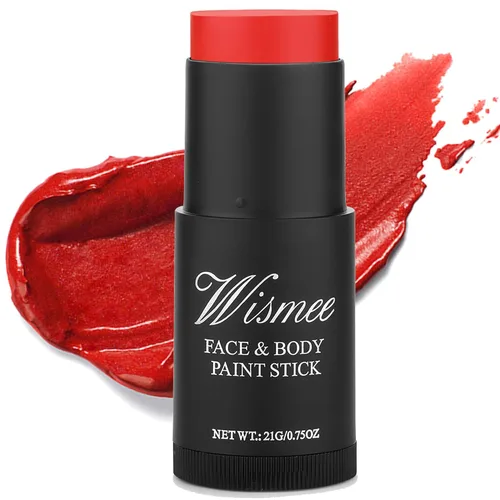 Miniatura 10 de Ojo naranja negro Deportes, palo de pintura de cuerpo de cara naranja, resistente al sudor, impermeable, pintura facial, maquillaje para Halloween