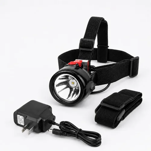 Miniatura 10 de Linterna frontal LED recargable, resistente al agua, a prueba de explosiones, casco de alta potencia con largo tiempo de funcionamiento para minería