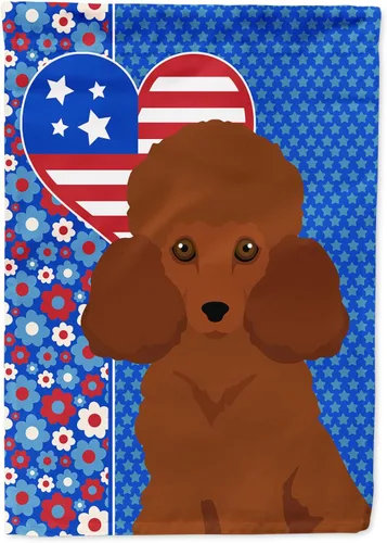 Miniatura 60 de Caroline's Treasures WDK5119GF - Bandera de jardín americana de Airedale Terrier de Estados Unidos, color negro y tostado, bandera decorativa