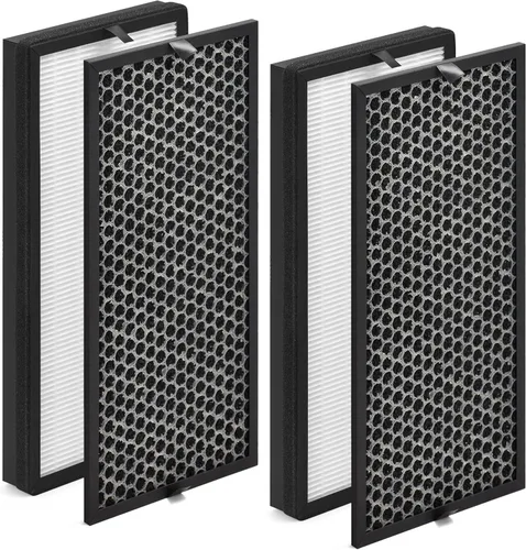 Filtros de repuesto PU4020 compatibles con Rowenta Intense Pu-re Air PU4020 Air Puri-fier Modelo PU4020F1 PU4010 PU4015 PU4025, 2 XD6074 H13 HEPA y