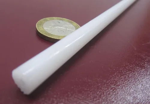 Miniatura 8 de Delrin - Tubo redondo de acetal POM blanco de 0.250 pulgadas de diámetro exterior de gran tamaño x 0.125 pulgadas de diámetro interior x 1/16