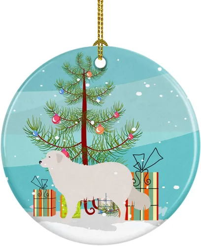 Miniatura 81 de Caroline's Treasures American Toy Fox Terrier - Adorno de cerámica de Navidad para colgar en el árbol de Navidad, decoración para el hogar, Navidad