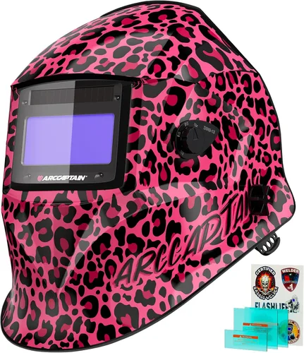 Miniatura 14 de ARCCAPTAIN Casco de Soldar con Pantalla de Visualización Grande, Claridad Óptica Superior 1/1/1/1, Capucha de Soldar con Oscurecimiento Automático