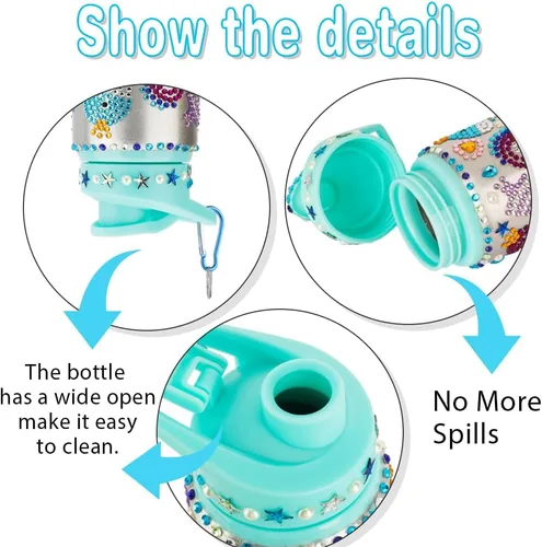 Miniatura 4 de Regalo de graduación para niños, decora tus propios kits de botellas de agua para niñas de 4 5 6 7 8 9 10 a 12 años de edad, regalos para niñas