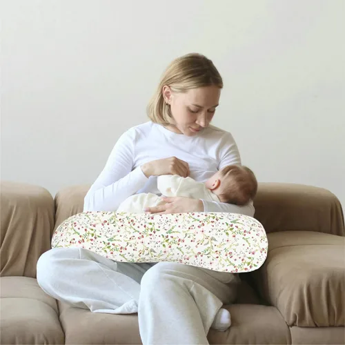 Miniatura 2 de Paquete de 2 fundas de almohada compatibles con Boppy Original para niña, fundas de almohada suaves y elásticas para lactancia materna, fácil