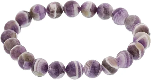 Miniatura 251 de Gem Avenue Handmade Round Bead Stretch Bracelet Unisex Natural Stone Beaded Jewelry for Men & Women, Elastic Wristband for Daily Wear