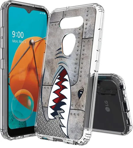 Miniatura 7 de Compatible con LG Aristo 5, funda transparente impresa, a prueba de golpes, arañazos, compatible con LG Phoenix 5/Fortune 3/Tribute Monarch/Risio 4