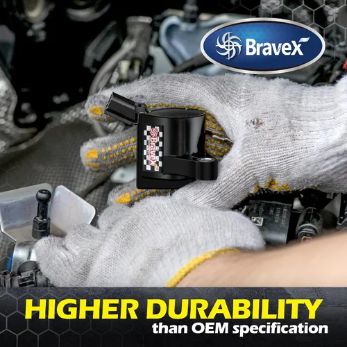 Miniatura 5 de Bravex Paquete de 8 bobinas de encendido de arranque recto, 15% más de energía, F-150 para Ford Lincoln Mercury V8 V10 4.6l 5.4l 6.8l Compatible