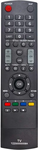 Nuevo TZZ000000008A TZZ00000005A Control remoto de repuesto para Panasonic Viera LCD TV TC-L32C5 TC-L32C5X TC-32LC54 TC-L42U5 TC-L42U5X TC-L3252C