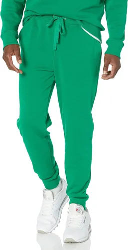 Tienda Essentials Pantalones deportivos para hombre, ajuste relajado casual, tejido de rizo francés ligero (disponible en tallas grandes y altas)