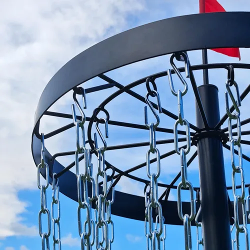 Miniatura 6 de Disc Golf Basket - Portable Disc Golf Target with Heavy Duty 24-Chains Come with 6pcs Disc Golf Discs and Carry Bag, Ground Stake -Suitable for