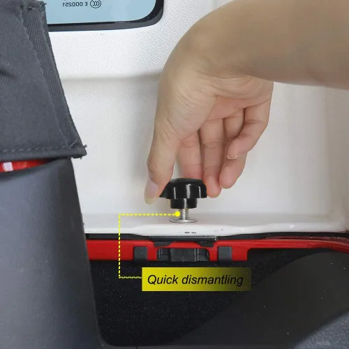 Miniatura 6 de JeCar Tornillos de Mariposa para Techo Rígido de Remoción Rápida Pernos de Techo Rígido con 6 Anclajes de Sujeción Compatibles con Jeep Wrangler