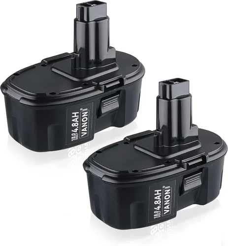 VANON Batería de repuesto de 18 V 4800 mAh DC9096 para Dewalt 18 voltios XRP Ni-MH, compatible con DW9096, DW9098, DW9095, DC9099, DC9096, paquete