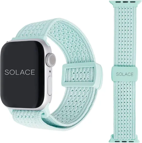 Miniatura 10 de Solace Sport Adapt - Correas para Apple Watch, nailon transpirable con cierre magnético, correa unisex para reloj inteligente, correa para Apple