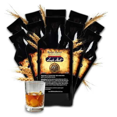 Miniatura 9 de Dublin Style Single Malt Essence Flavoring Paquete de 5 – Kit Bootleg Recambios para Envejecimiento en Barril, Sabores Gourmet para Mezcladores