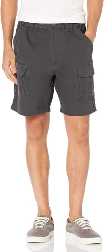 Savane Pantalones cortos tipo cargo elásticos para hombre de 8 pulgadas con cintura cómoda, protección solar, ligeros