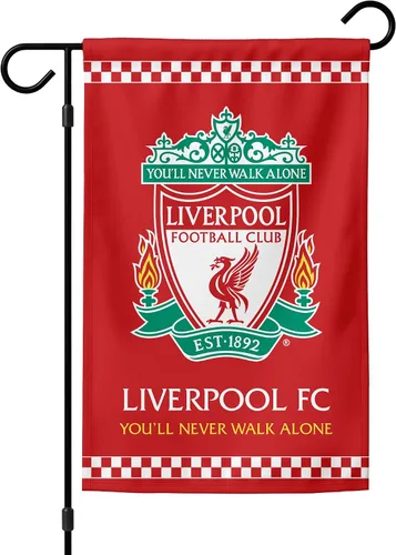 Miniatura 10 de Desert Cactus Liverpool FC LFC - Bandera de jardín – 19 x 12 pulgadas, bandera del Liverpool FC, para exhibición al aire libre y eventos