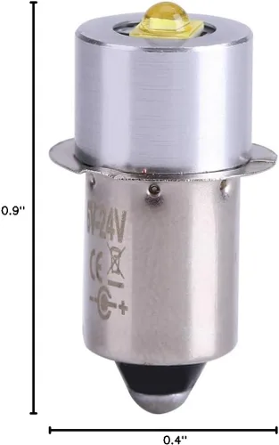 Miniatura 9 de Linterna de 18 V Super brillante LED reemplazo bombilla actualización, luz de trabajo de emergencia, antorchas de alto brillo 5W 6-24V P13.5S