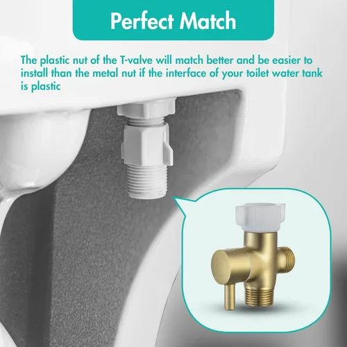 Miniatura 6 de BARROCK Rociador de Bidé Manual para Inodoro, Kit de Rociado de Pañales de Tela para Bebé Hecho de Metal de Acero Inoxidable, Conjunto de Accesorio