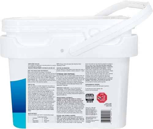 Miniatura 2 de HTH 42055 Pool Care - Tabletas de cloro avanzadas de 3 pulgadas, desinfectante de piscina con clarificador y algicida, destruye bacterias y algas
