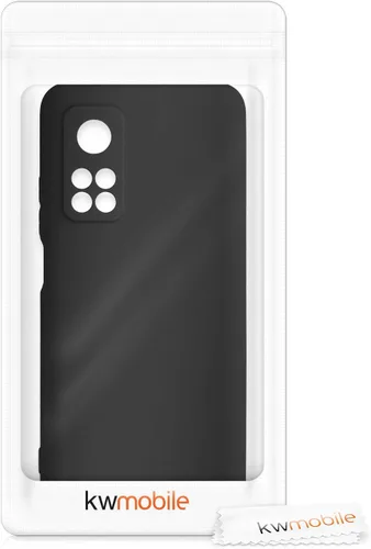 Miniatura 7 de kwmobile Funda compatible con Xiaomi Mi 10T/Mi 10T Pro - Funda protectora de silicona TPU suave y delgada - Negro mate