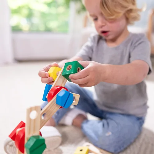 Miniatura 8 de Kit de construcción de madera Melissa & Doug en una caja (48 unidades)