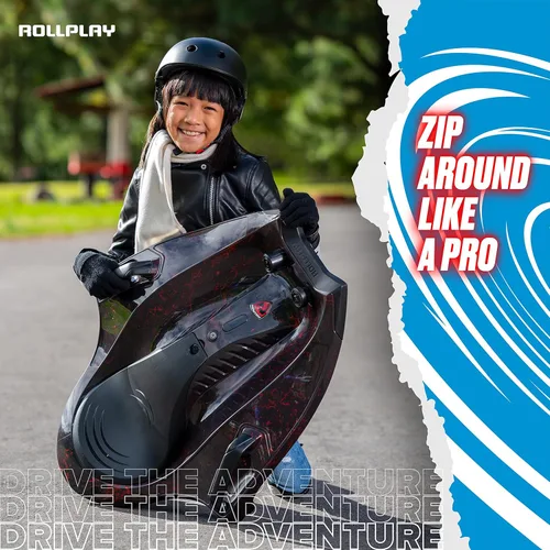Miniatura 6 de Rollplay Nighthawk - Juguete eléctrico para niños, batería de 12 V 7 AH, 6.5 MPH, a partir de 6 años Blanco