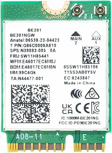 Miniatura 13 de Adaptador WiFi 6 AX200 Tarjeta WiFi 802.11ax M.2 de doble banda para PC Hasta 2.4 Gbps Sin vPro Compatible con Bluetooth 5.2 e Intel, AMD