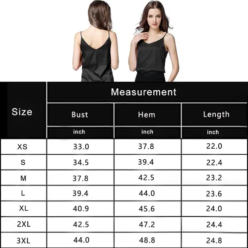 Miniatura 6 de Camisola sexy de seda sin mangas sin mangas con suave satén