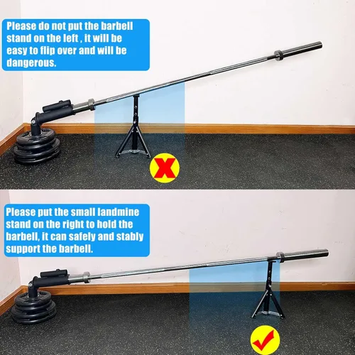 Miniatura 4 de Mango de Mina Terrestre Viking Press para Barra de 2 Pulgadas, Accesorios de Entrenamiento de Fuerza para Prensa de Hombro y Accesorio de Fila en T