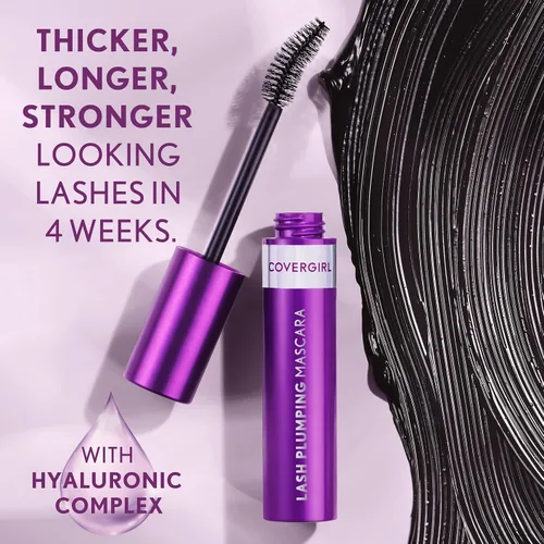 Miniatura 8 de COVERGIRL Simply Ageless Máscara de Pestañas Voluminizadora, Negro Resistente al Agua, Paquete de 1 120 negro resistente al agua
