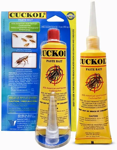 Cebo listo para usar, mata todas las cucarachas, incluida la alemana, inodoro, uso seguro para personas y mascotas, atrayentes naturales colocados