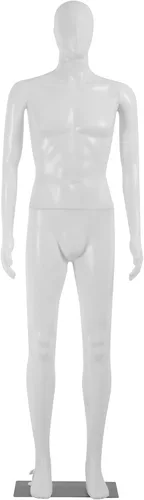 Maniquí al por menor de cuerpo completo de 73 pulgadas de polipropileno (PP) Maniquí de costura para torso masculino desmontable cabeza brazo