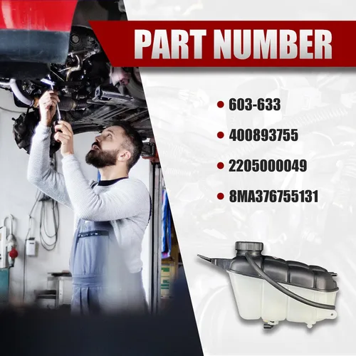 Miniatura 3 de Tanque de expansión de refrigerante para Mercedes-Benz S/CL/G Class Sustituye a OEM 603-633 y A2205000049 También se adapta a S430 S500 S550